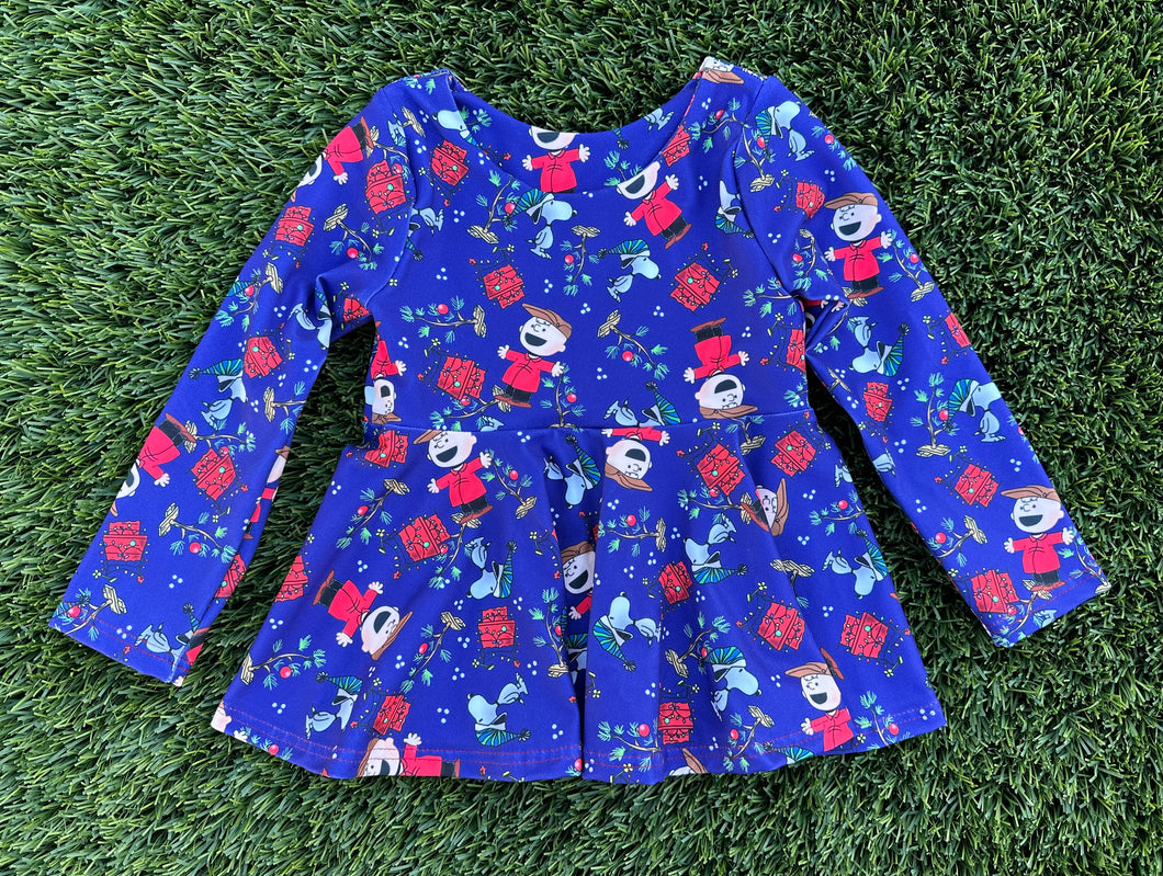 Snoopy Peplum Top