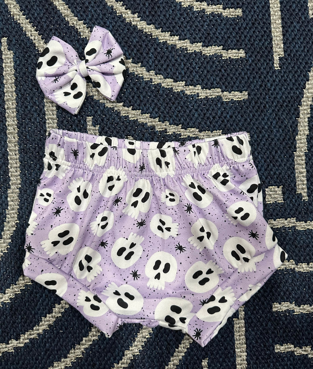 2T Purple Skull Shorties w/ Bow