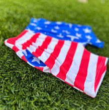 Load image into Gallery viewer, Stars &amp; Stripes Play Shorts w/ Pockets

