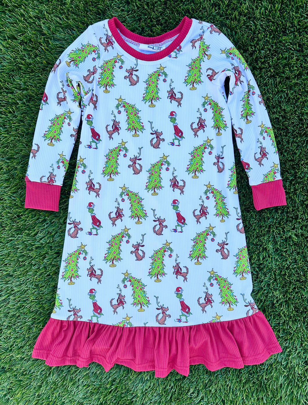 Grinch & Max Ruffle Nightgown