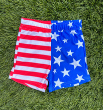 Load image into Gallery viewer, Stars &amp; Stripes Swim Shorts
