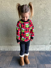 Load image into Gallery viewer, Grinch Raglan Sweater
