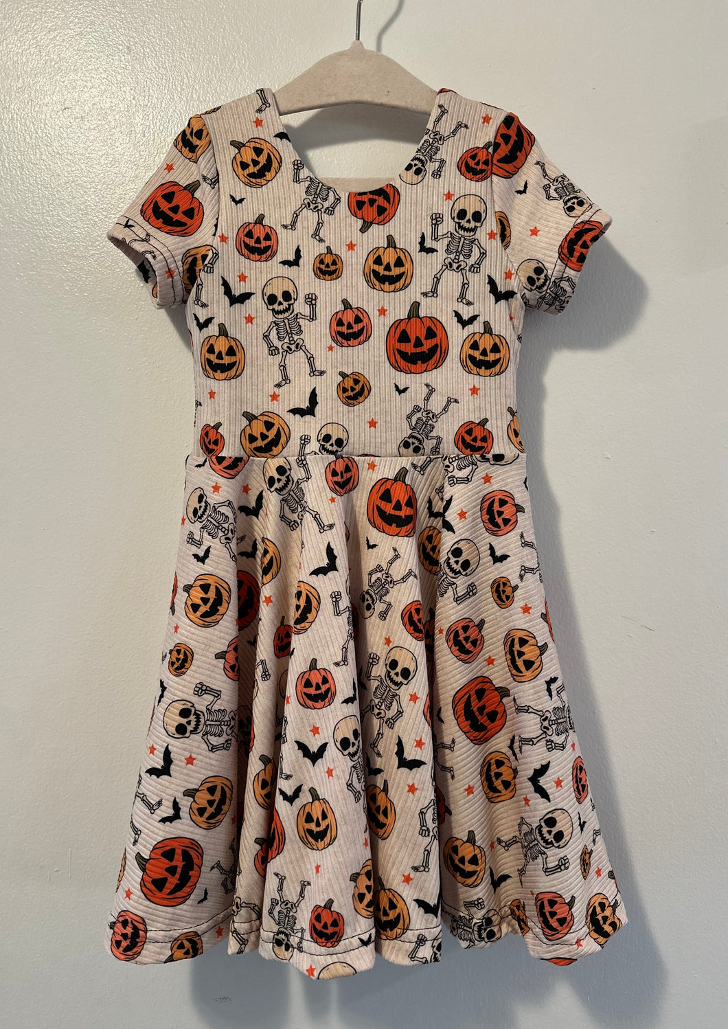 Skeleton/ Pumpkin Leo Dress