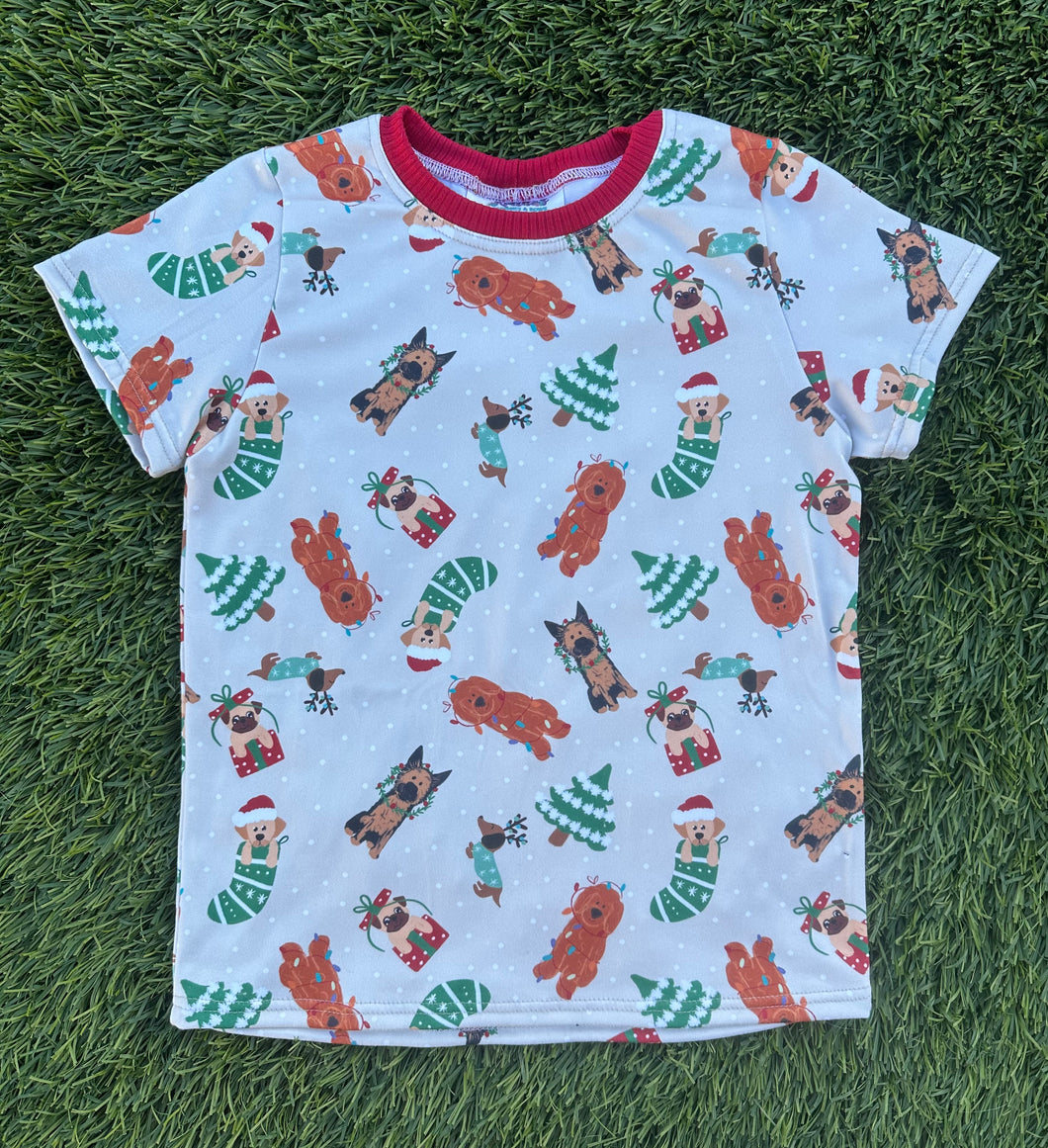 Christmas Dog Basic Tee