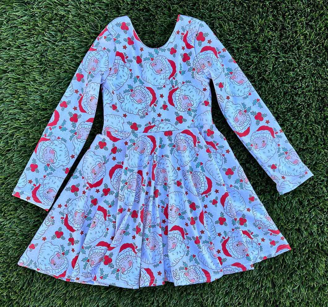 Santa Leo Dress (1 left; 3T or smaller)