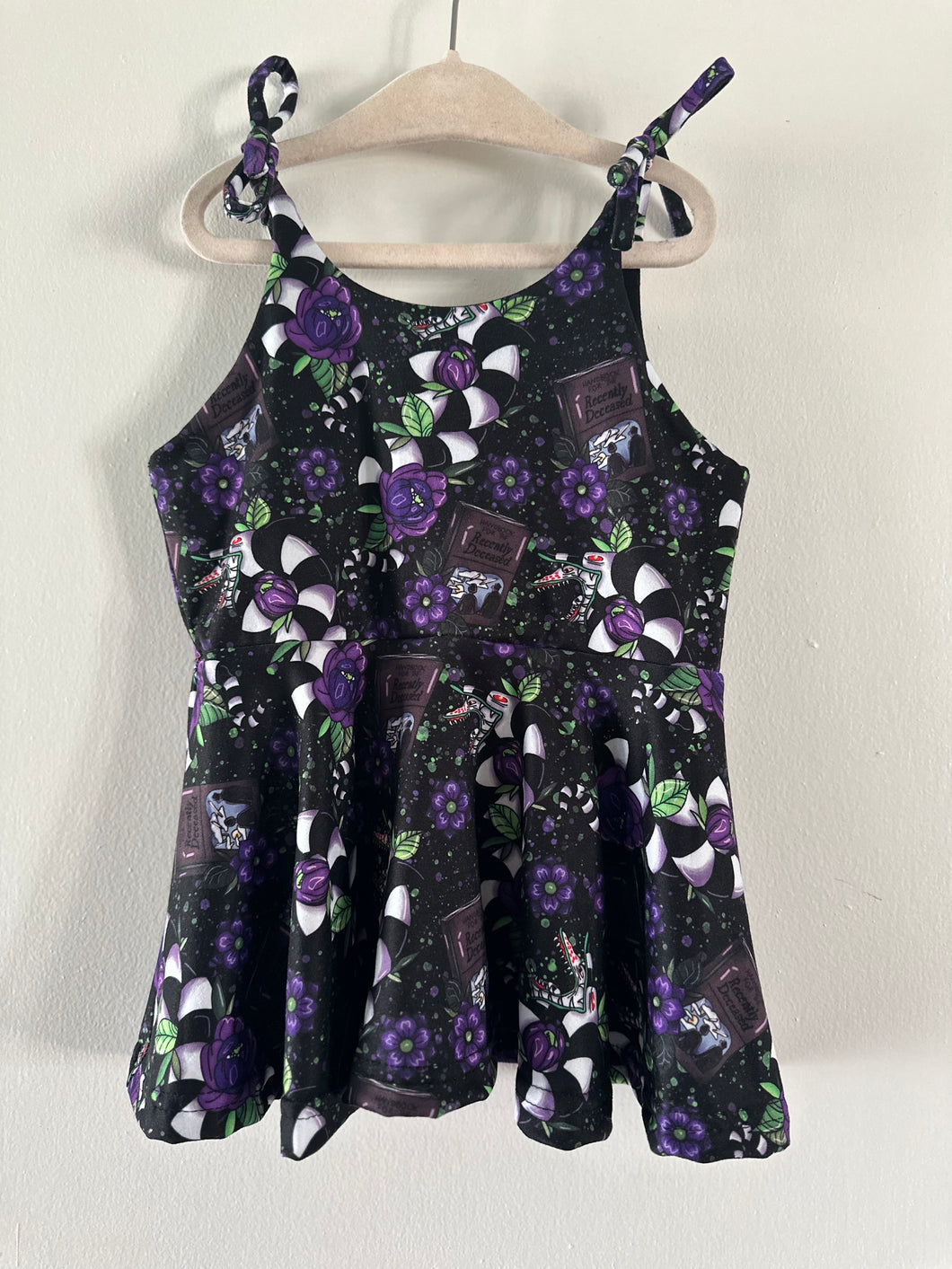 Sandsnake Tie Peplum Top