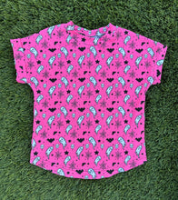 Load image into Gallery viewer, Pink Ghost Slouchy Tee
