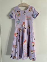 Load image into Gallery viewer, Purple KPOP Leo Dress

