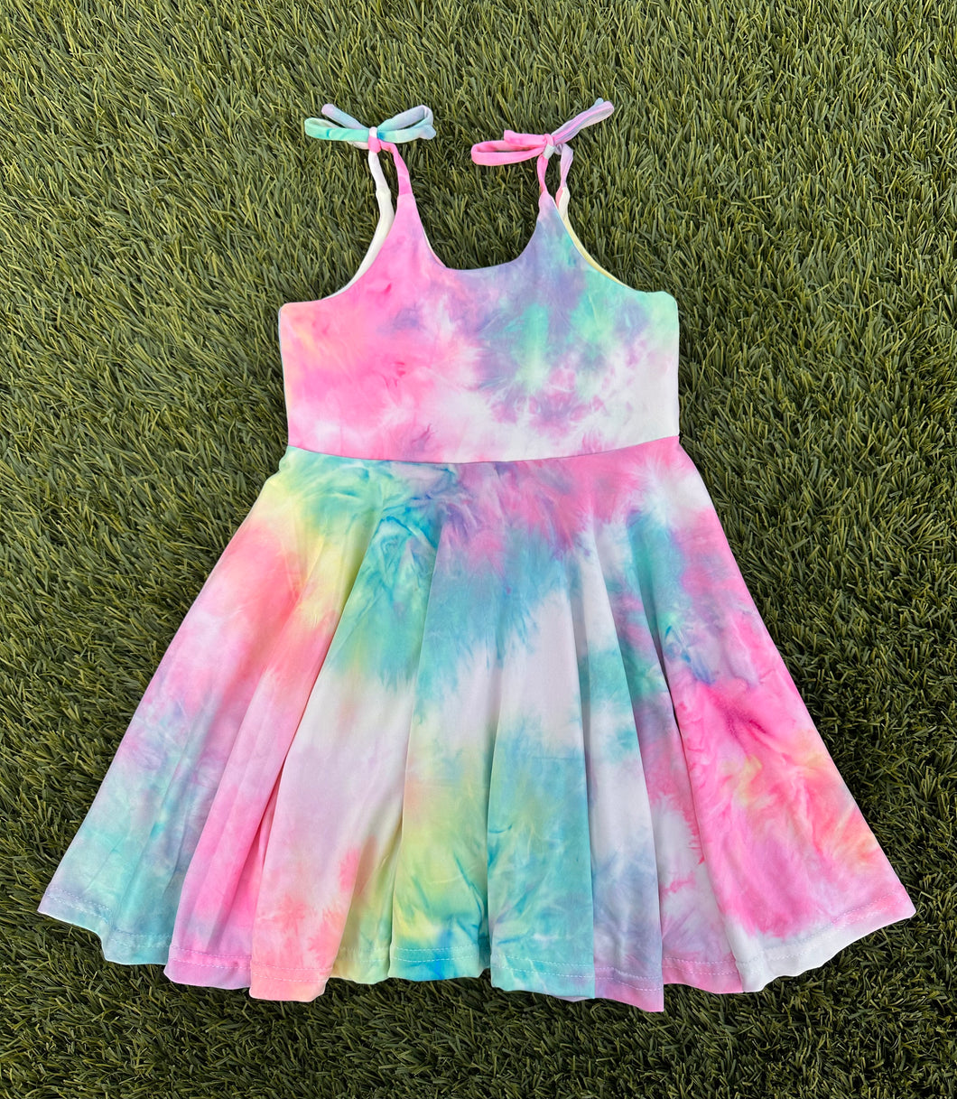 5T Tie Dye Tie Dress w/ Matching Shorts
