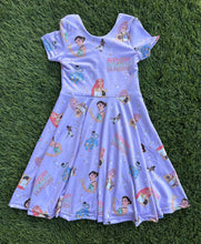 Load image into Gallery viewer, Purple KPOP Leo Dress
