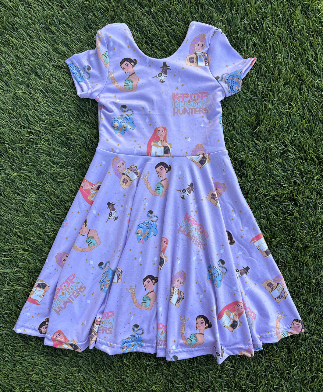 Purple KPOP Leo Dress