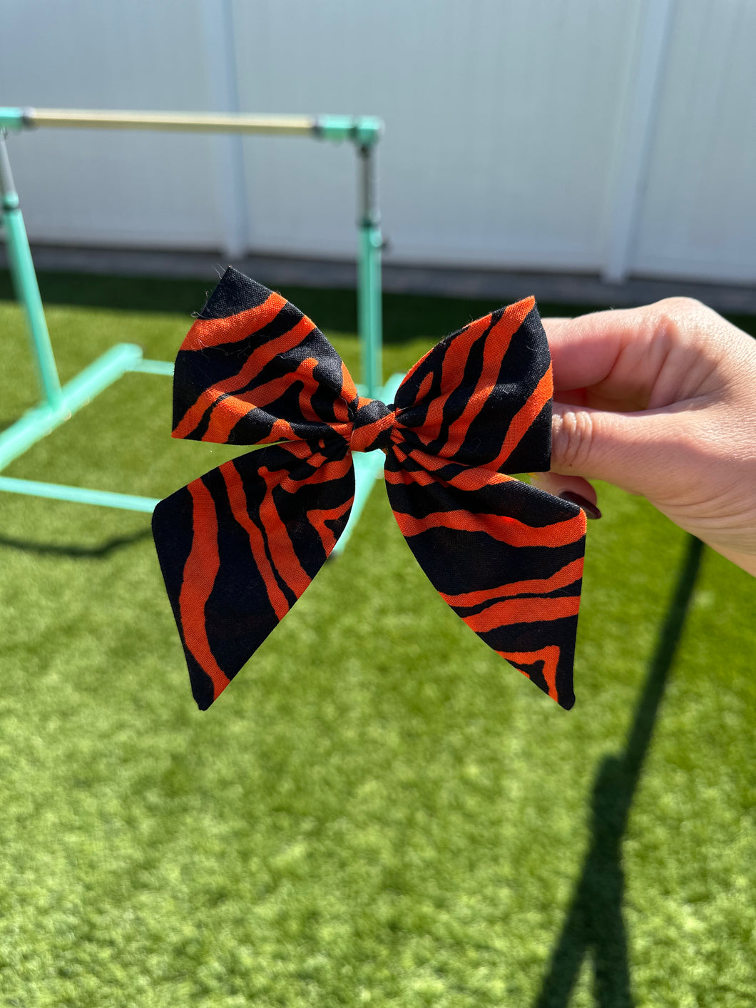 Black/ Orange Sailor Bow