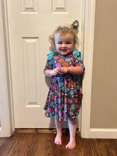 Load image into Gallery viewer, Candy Bucket Leo Dress (picture shown with flutter sleeve add on)
