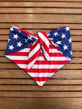 Load image into Gallery viewer, Stars &amp; Stripes Reversible Doggy Bandana
